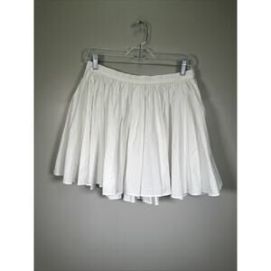 Free People‎ Gaia Pocket Mini Skirt S In Optic White Boho Summer Preppy